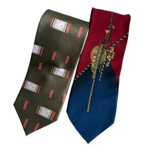 Picasso Frank Lloyd Wright Designer Tie Bundle Men’s Silk